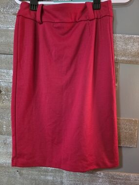 George Fuchsia Midi Pencil Skirt